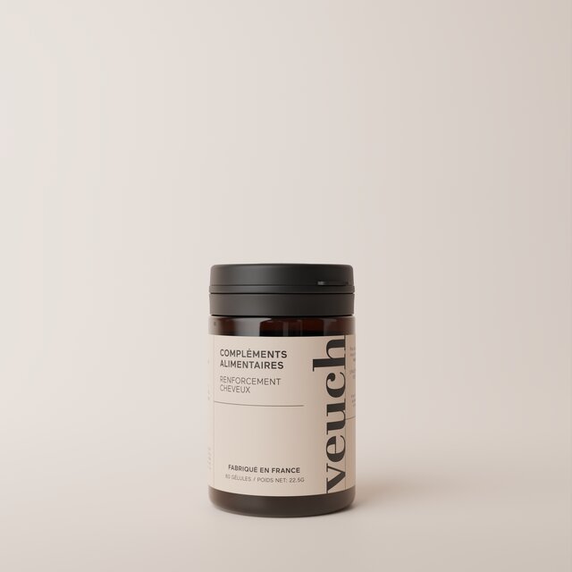 Complément Alimentaire VEUCH Pour Renforcer Les Cheveux - 60 Gélules - Valable Jusqu'au 11/2025